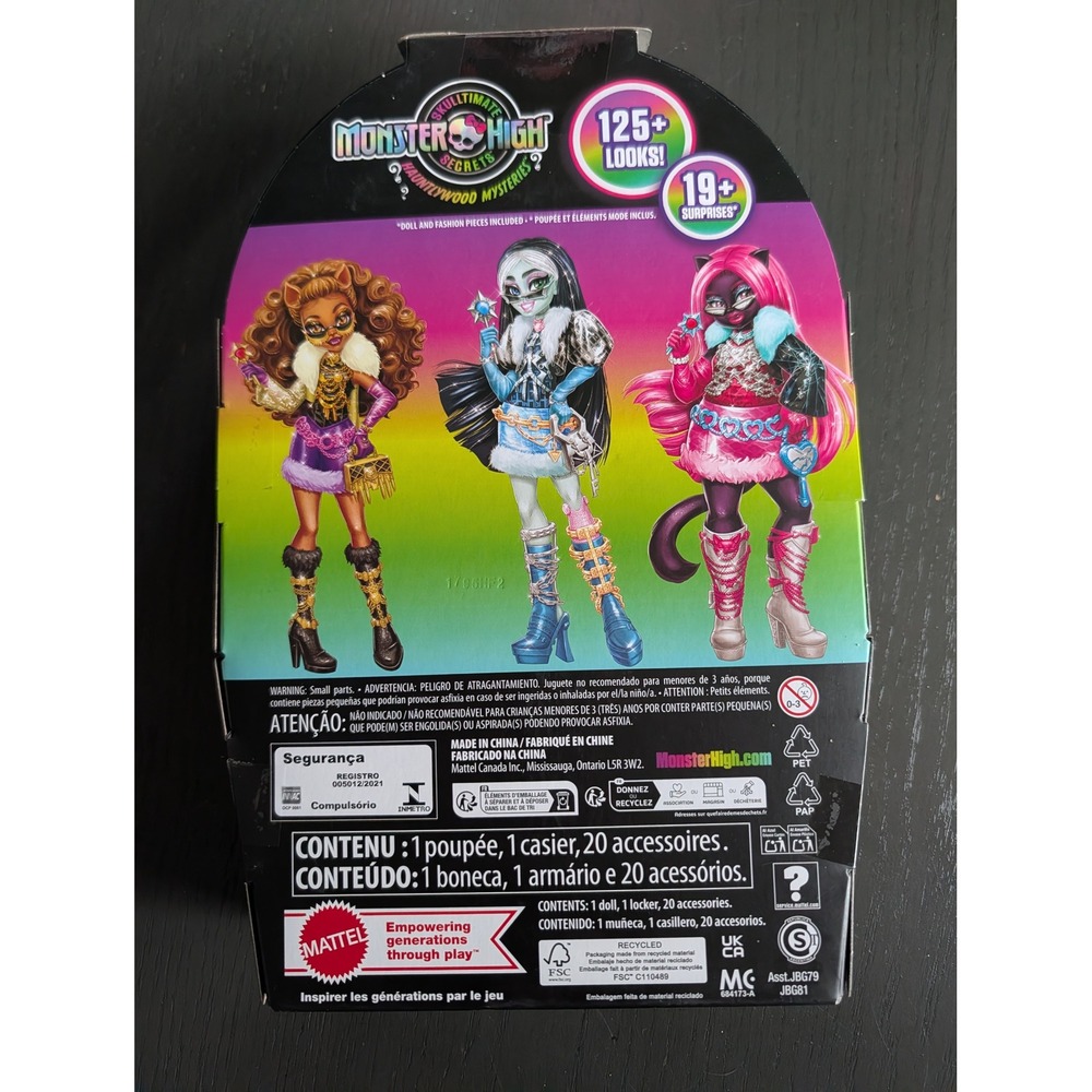 NIB Monster High Skulltimate Secrets Frankie & Scary Sweet Cupid Asteria Set - Picture 3 of 6